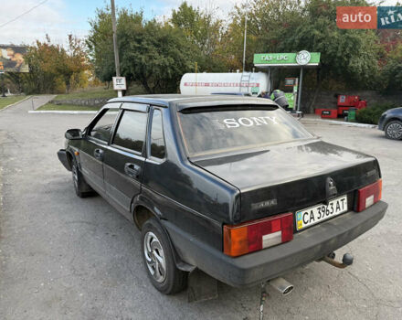 Черный ВАЗ 21099, объемом двигателя 1.6 л и пробегом 160 тыс. км за 1500 $, фото 4 на Automoto.ua