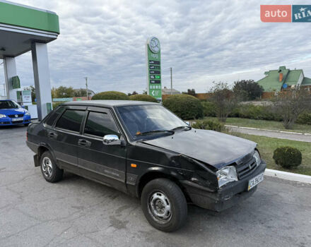 Черный ВАЗ 21099, объемом двигателя 1.6 л и пробегом 160 тыс. км за 1500 $, фото 6 на Automoto.ua