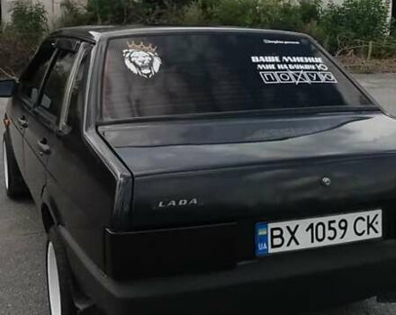Черный ВАЗ 21099, объемом двигателя 1.6 л и пробегом 170 тыс. км за 2800 $, фото 3 на Automoto.ua