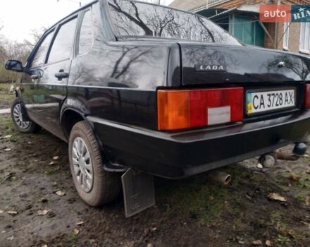 Черный ВАЗ 21099, объемом двигателя 1.6 л и пробегом 190 тыс. км за 2000 $, фото 2 на Automoto.ua