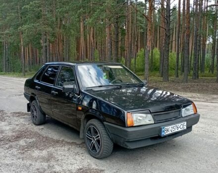 Черный ВАЗ 21099, объемом двигателя 1.5 л и пробегом 160 тыс. км за 1300 $, фото 2 на Automoto.ua