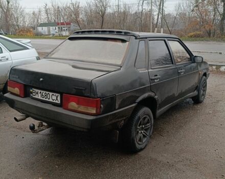 Черный ВАЗ 21099, объемом двигателя 1.6 л и пробегом 168 тыс. км за 1350 $, фото 1 на Automoto.ua
