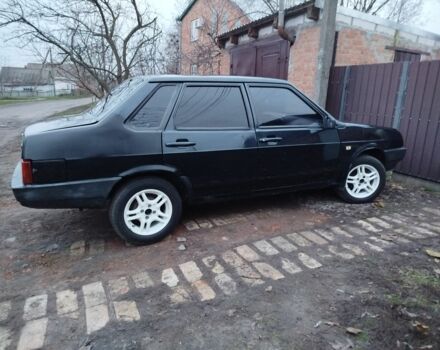 Черный ВАЗ 21099, объемом двигателя 0 л и пробегом 170 тыс. км за 1600 $, фото 1 на Automoto.ua