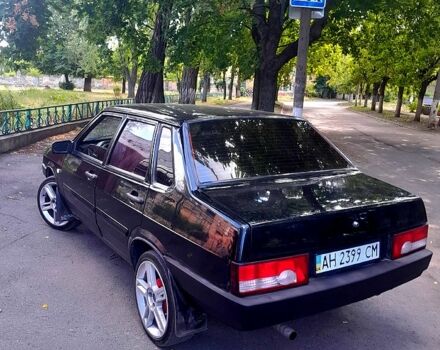 Черный ВАЗ 21099, объемом двигателя 1.6 л и пробегом 196 тыс. км за 1750 $, фото 3 на Automoto.ua