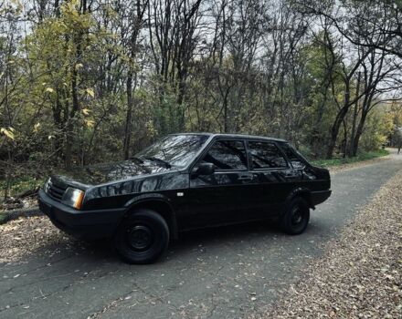 Черный ВАЗ 21099, объемом двигателя 1.6 л и пробегом 200 тыс. км за 2200 $, фото 4 на Automoto.ua