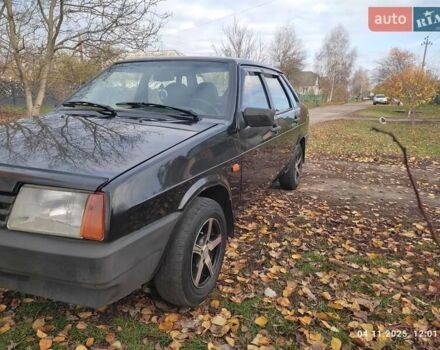 Черный ВАЗ 21099, объемом двигателя 1.6 л и пробегом 148 тыс. км за 2000 $, фото 6 на Automoto.ua