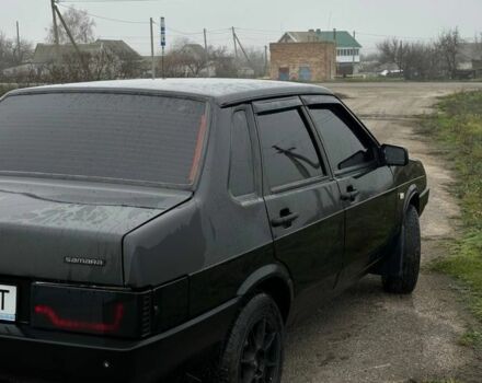 Черный ВАЗ 21099, объемом двигателя 1.6 л и пробегом 240 тыс. км за 2150 $, фото 4 на Automoto.ua