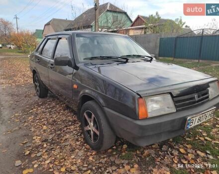 Черный ВАЗ 21099, объемом двигателя 1.6 л и пробегом 148 тыс. км за 2000 $, фото 3 на Automoto.ua