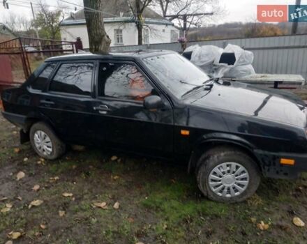 Черный ВАЗ 21099, объемом двигателя 1.6 л и пробегом 190 тыс. км за 2000 $, фото 5 на Automoto.ua