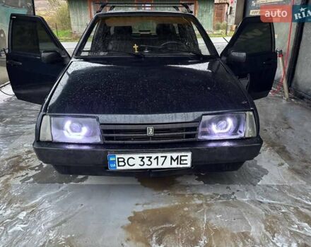 Черный ВАЗ 21099, объемом двигателя 1.6 л и пробегом 544 тыс. км за 1650 $, фото 1 на Automoto.ua