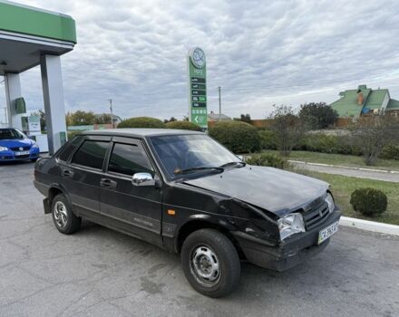 Черный ВАЗ 21099, объемом двигателя 1.6 л и пробегом 160 тыс. км за 1700 $, фото 3 на Automoto.ua