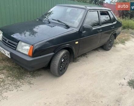 Черный ВАЗ 21099, объемом двигателя 1.6 л и пробегом 310 тыс. км за 2000 $, фото 9 на Automoto.ua