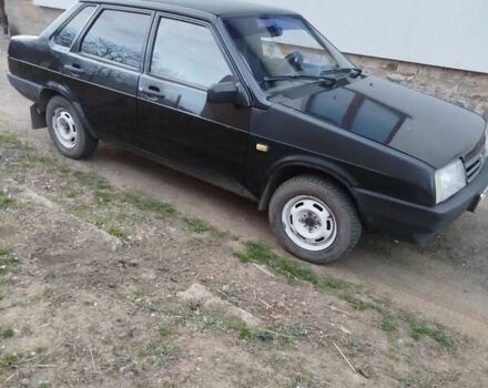 Черный ВАЗ 21099, объемом двигателя 1.6 л и пробегом 211 тыс. км за 2200 $, фото 3 на Automoto.ua