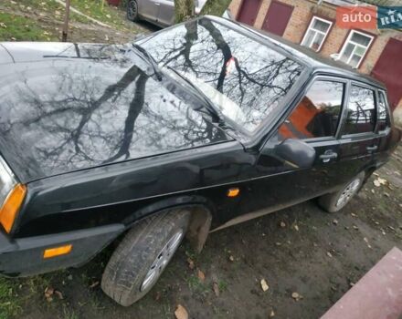 Черный ВАЗ 21099, объемом двигателя 1.6 л и пробегом 190 тыс. км за 2000 $, фото 4 на Automoto.ua