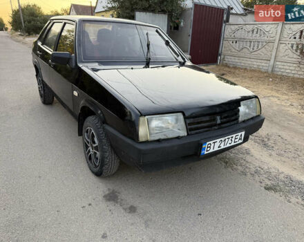 Черный ВАЗ 21099, объемом двигателя 1.6 л и пробегом 300 тыс. км за 1800 $, фото 1 на Automoto.ua