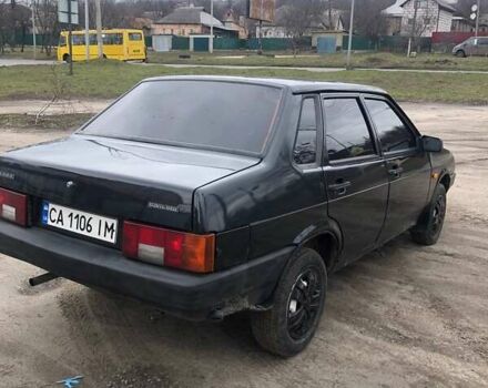 Черный ВАЗ 21099, объемом двигателя 1.6 л и пробегом 310 тыс. км за 2000 $, фото 3 на Automoto.ua