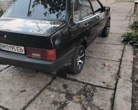 Черный ВАЗ 21099, объемом двигателя 1.6 л и пробегом 200 тыс. км за 1200 $, фото 3 на Automoto.ua