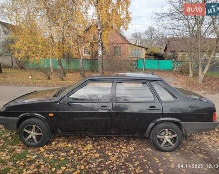 Черный ВАЗ 21099, объемом двигателя 1.6 л и пробегом 148 тыс. км за 2000 $, фото 9 на Automoto.ua