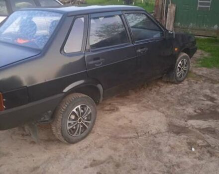 Черный ВАЗ 21099, объемом двигателя 1.6 л и пробегом 163 тыс. км за 1350 $, фото 2 на Automoto.ua