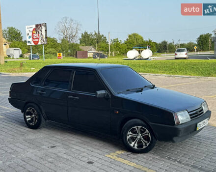Черный ВАЗ 21099, объемом двигателя 1.6 л и пробегом 170 тыс. км за 2220 $, фото 1 на Automoto.ua