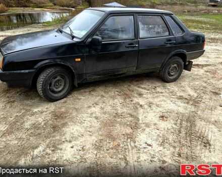 Черный ВАЗ 21099, объемом двигателя 1.6 л и пробегом 87 тыс. км за 1020 $, фото 4 на Automoto.ua