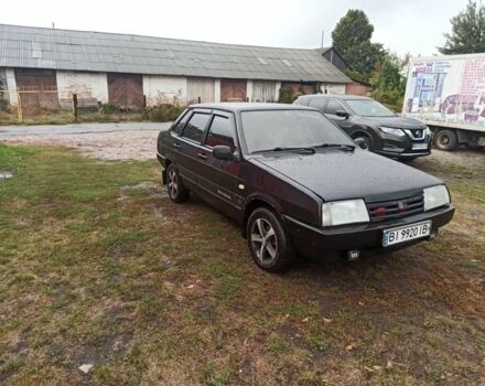 Черный ВАЗ 21099, объемом двигателя 1.6 л и пробегом 208 тыс. км за 2100 $, фото 6 на Automoto.ua