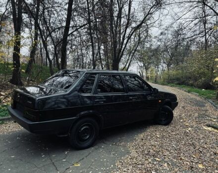 Черный ВАЗ 21099, объемом двигателя 1.6 л и пробегом 200 тыс. км за 2200 $, фото 1 на Automoto.ua