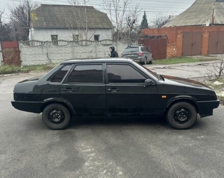 Черный ВАЗ 21099, объемом двигателя 1.6 л и пробегом 220 тыс. км за 1800 $, фото 2 на Automoto.ua