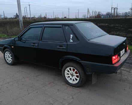 Черный ВАЗ 21099, объемом двигателя 1.6 л и пробегом 1 тыс. км за 1000 $, фото 3 на Automoto.ua