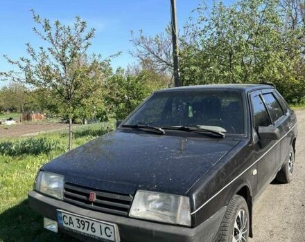 Черный ВАЗ 21099, объемом двигателя 1.6 л и пробегом 3 тыс. км за 1300 $, фото 1 на Automoto.ua
