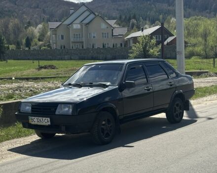 Черный ВАЗ 21099, объемом двигателя 1.6 л и пробегом 120 тыс. км за 2200 $, фото 1 на Automoto.ua