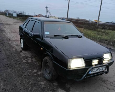 Черный ВАЗ 21099, объемом двигателя 1.6 л и пробегом 1 тыс. км за 1000 $, фото 2 на Automoto.ua