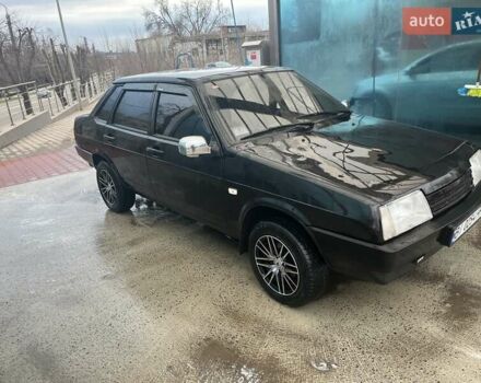 Черный ВАЗ 21099, объемом двигателя 1.6 л и пробегом 195 тыс. км за 2900 $, фото 2 на Automoto.ua