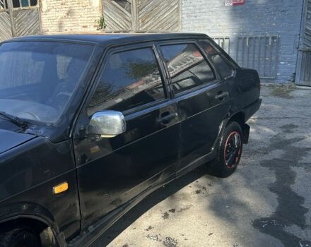 Черный ВАЗ 21099, объемом двигателя 1.6 л и пробегом 200 тыс. км за 900 $, фото 1 на Automoto.ua