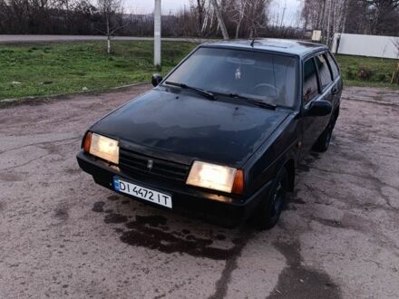 Черный ВАЗ 21099, объемом двигателя 1.5 л и пробегом 200 тыс. км за 800 $, фото 1 на Automoto.ua