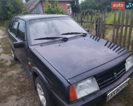 Черный ВАЗ 21099, объемом двигателя 1.3 л и пробегом 86 тыс. км за 900 $, фото 1 на Automoto.ua