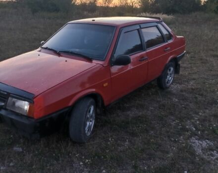 Черный ВАЗ 21099, объемом двигателя 1 л и пробегом 214 тыс. км за 752 $, фото 1 на Automoto.ua