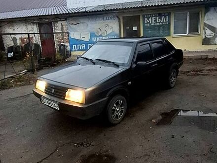 Черный ВАЗ 21099, объемом двигателя 1.5 л и пробегом 200 тыс. км за 950 $, фото 1 на Automoto.ua