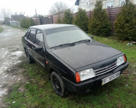 Черный ВАЗ 21099, объемом двигателя 1.5 л и пробегом 300 тыс. км за 545 $, фото 1 на Automoto.ua