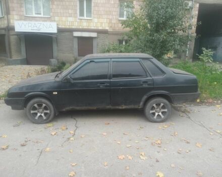 Черный ВАЗ 21099, объемом двигателя 1.5 л и пробегом 200 тыс. км за 388 $, фото 1 на Automoto.ua