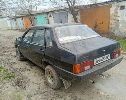 Черный ВАЗ 21099, объемом двигателя 1.5 л и пробегом 620 тыс. км за 1350 $, фото 1 на Automoto.ua