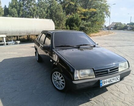 Черный ВАЗ 21099, объемом двигателя 1 л и пробегом 200 тыс. км за 1757 $, фото 1 на Automoto.ua