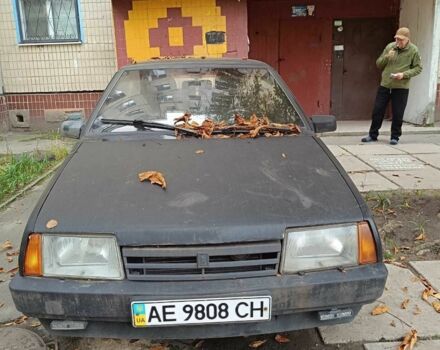 Черный ВАЗ 21099, объемом двигателя 1.5 л и пробегом 350 тыс. км за 1099 $, фото 1 на Automoto.ua