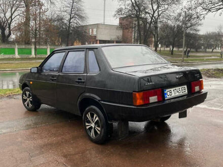 Черный ВАЗ 21099, объемом двигателя 1.5 л и пробегом 187 тыс. км за 1400 $, фото 1 на Automoto.ua