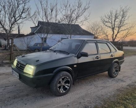 Черный ВАЗ 21099, объемом двигателя 1.5 л и пробегом 177 тыс. км за 1200 $, фото 1 на Automoto.ua