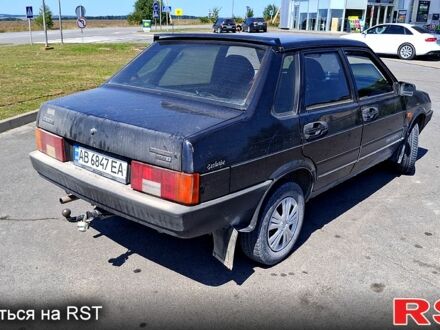 Черный ВАЗ 21099, объемом двигателя 1.5 л и пробегом 123 тыс. км за 1400 $, фото 1 на Automoto.ua