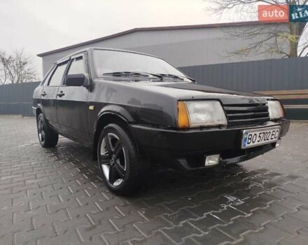 Черный ВАЗ 21099, объемом двигателя 1.5 л и пробегом 200 тыс. км за 1600 $, фото 1 на Automoto.ua