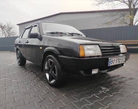 Черный ВАЗ 21099, объемом двигателя 1.5 л и пробегом 200 тыс. км за 1600 $, фото 1 на Automoto.ua
