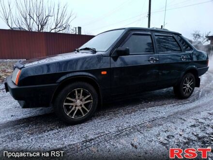 Черный ВАЗ 21099, объемом двигателя 1.5 л и пробегом 160 тыс. км за 2000 $, фото 1 на Automoto.ua
