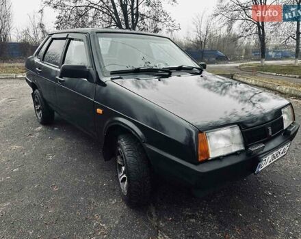 Черный ВАЗ 21099, объемом двигателя 1.5 л и пробегом 150 тыс. км за 1500 $, фото 1 на Automoto.ua